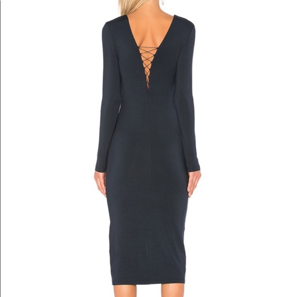 T by Alexander Wang Lace Up Dress sz XS NWT $325 - Picture 3 of 12